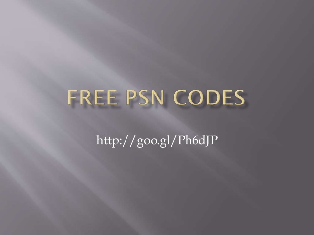 Free psn code generator no survey no download 2013 full